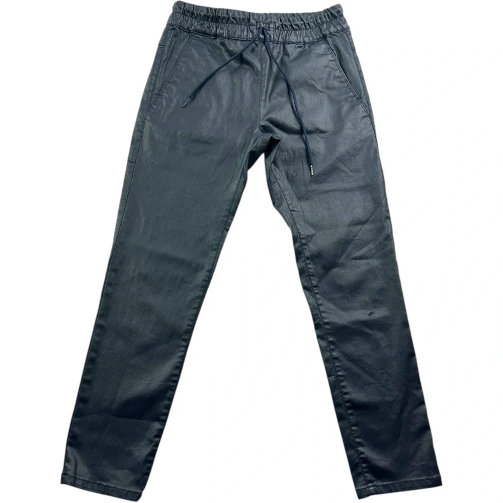 Bevy Flog Shely Blue Drawstring Pant Size 28